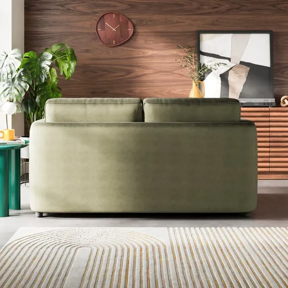 Zoe II Velvet 2 Seater Sofa 2