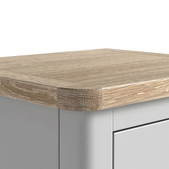 Bromley II 2 Drawer Slim Bedside Table 3
