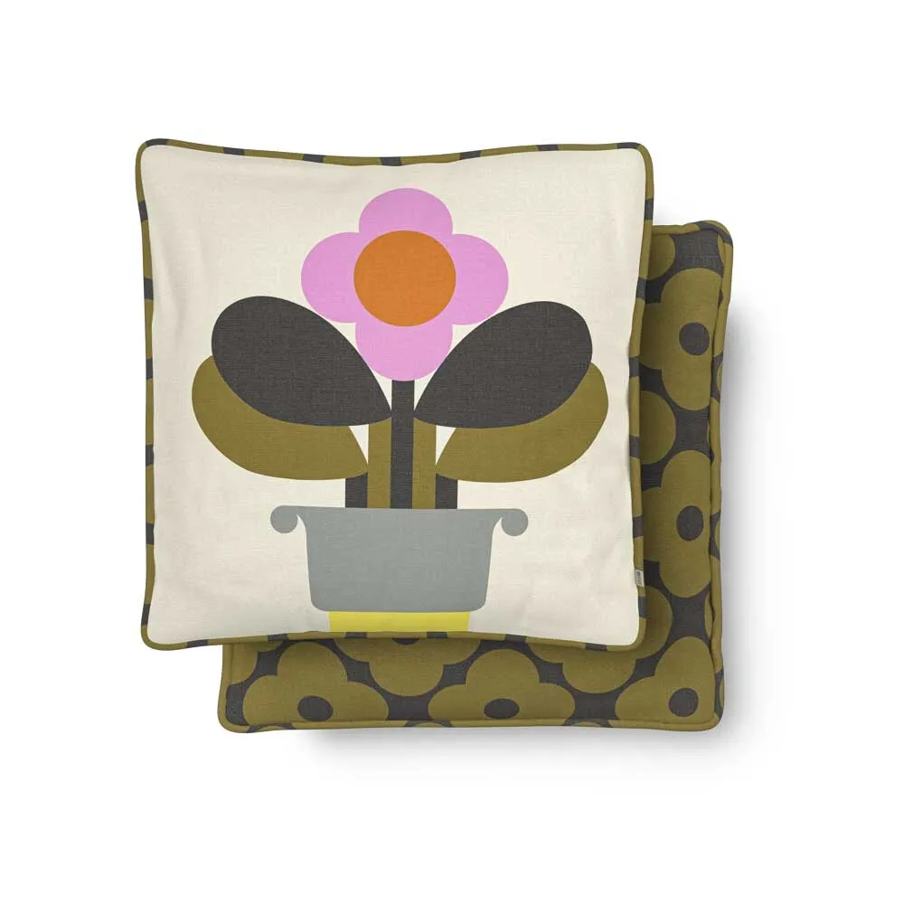 Orla Kiely Ebben Medium Sofa, Grey Fabric | Barker & Stonehouse 2