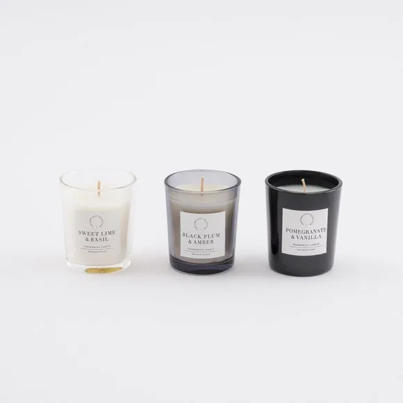 Simplicity Collection Votive Candle Set 3