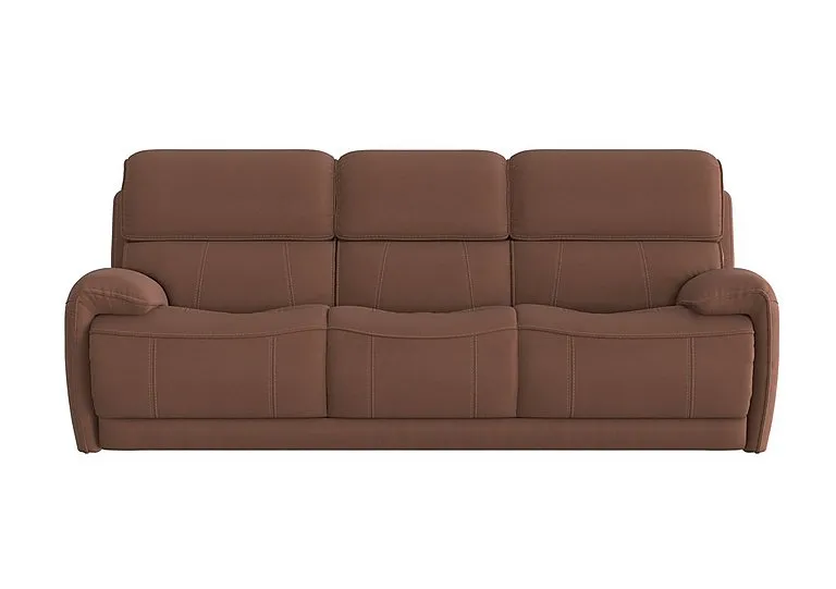 Link 3 Seater Fabric Sofa - Hazelnut