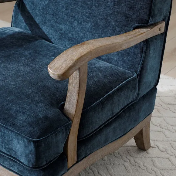 Esme Luxe Chenille Occasional Chair 4