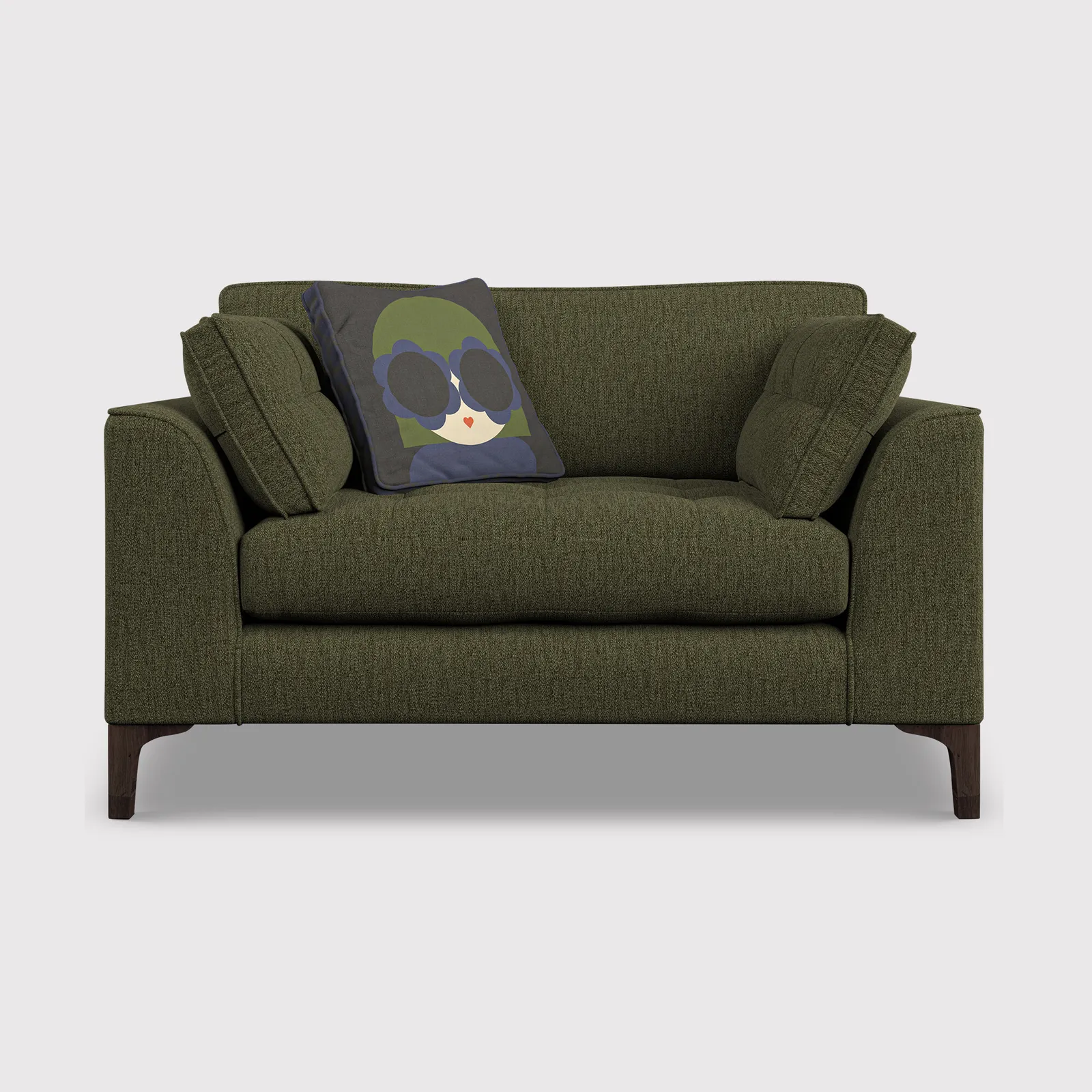 Orla Kiely Arklow Snuggler, Green Fabric | Barker & Stonehouse 1