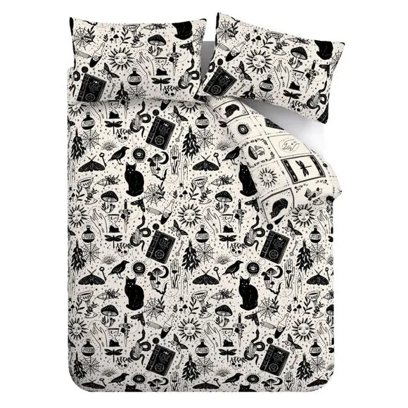 Catherine Lansfield Enchanted Witchcraft Polycotton Duvet Cover & Pillowcase Set 5