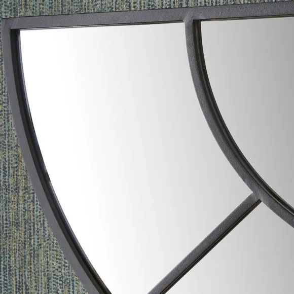 Metal Half Moon Set of 2 Wall Mirrors 5