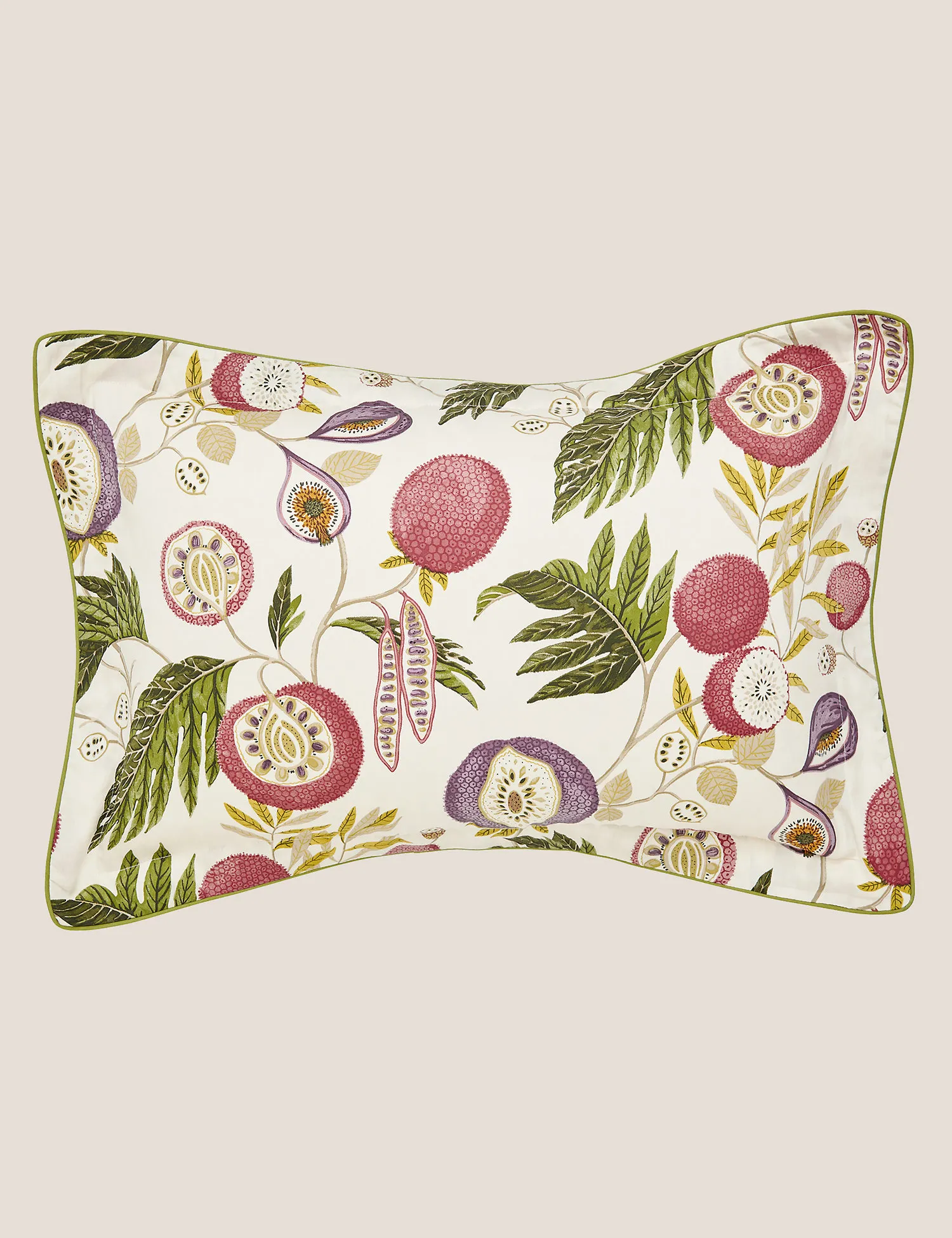 M&S Sanderson Pure Cotton Jackfruit Sateen Pillowcase