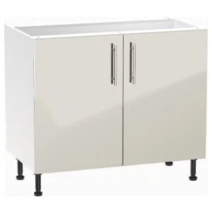 Wickes Orlando Gloss Stone Shaker Base Unit - 1000mm