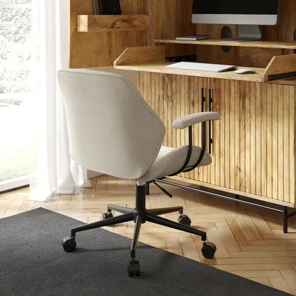 Clement Boucle Fabric Office Chair 2