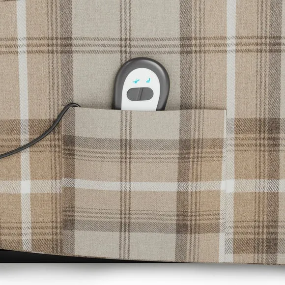 Edith Check Pattern Rise and Recline Chair 6