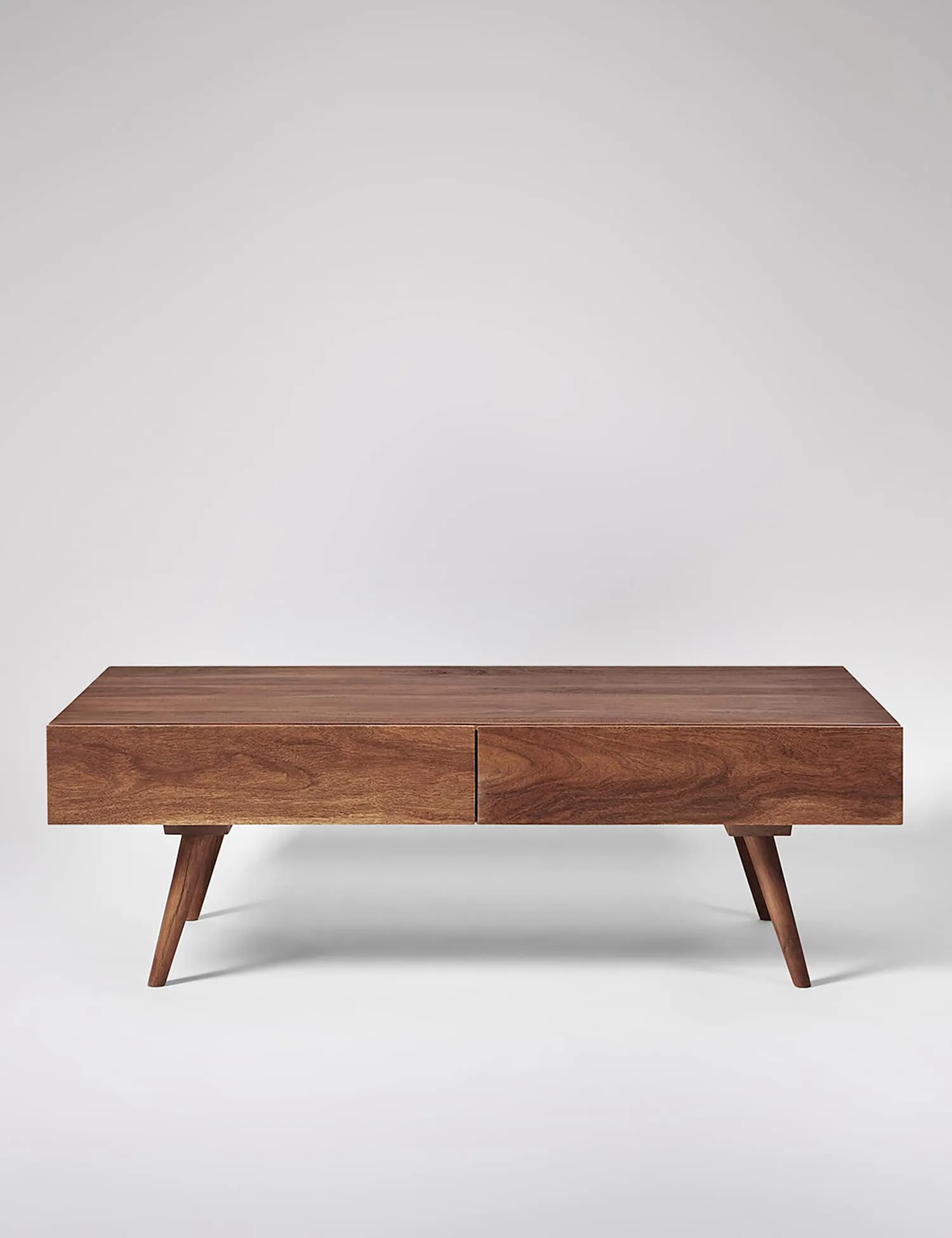 Swoon Watts Acacia Wood 2 Drawer Coffee Table Brown