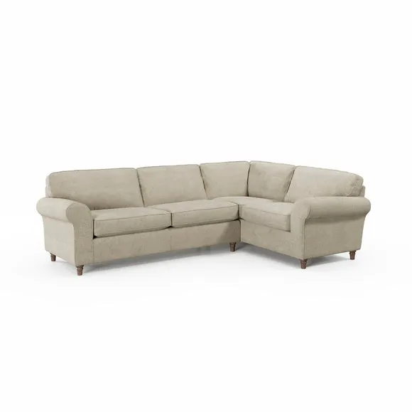 Flori Basket Weave Corner Sofa 6