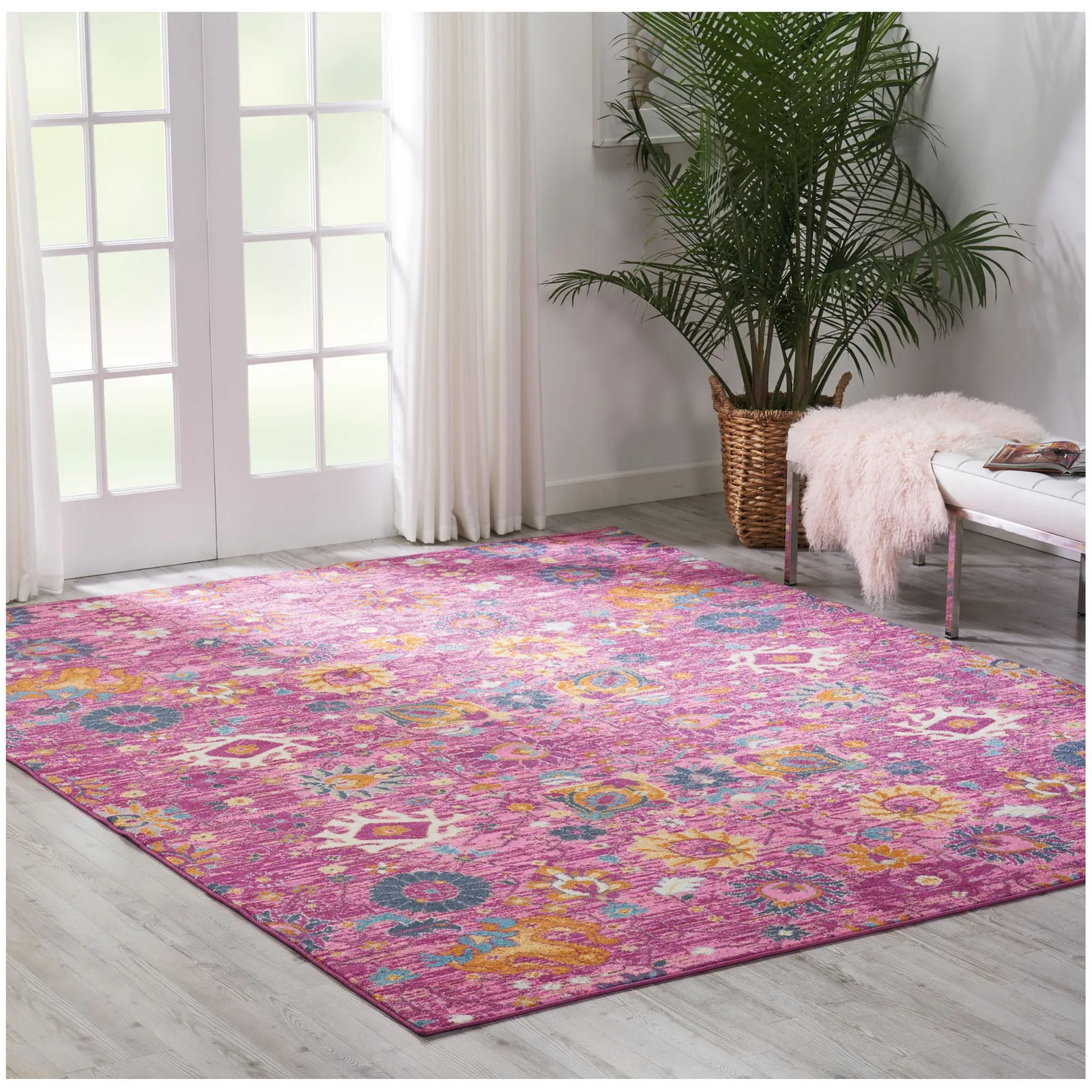 Fuchsia Passion 1 Rug Pink