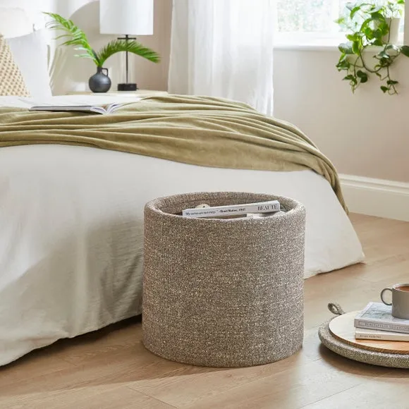 Multi Tonal Round Ottoman 3