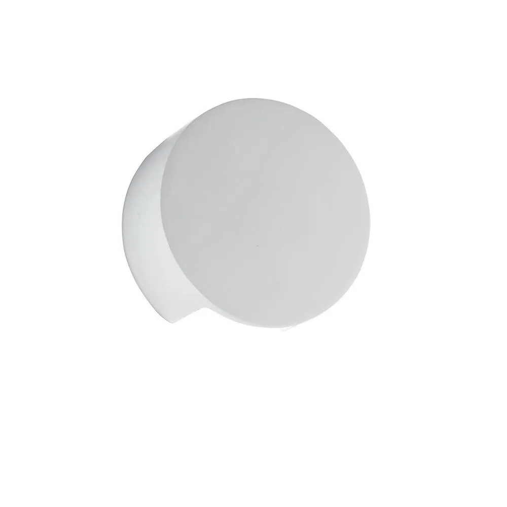 Netlighting LEIRON Plaster Wall Light White 15.5x7cm