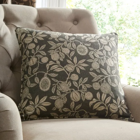 Vintage Pod Linen Print Cushion