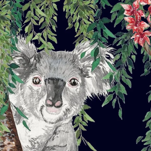 Jungle Koala Square Cushion Cover 2