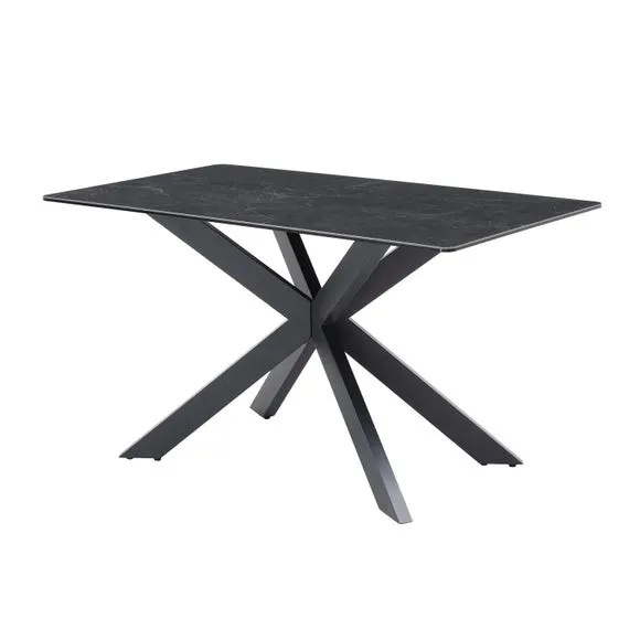 Indus Valley Athena 6 Seater Dining Table Corner Bench Set 5
