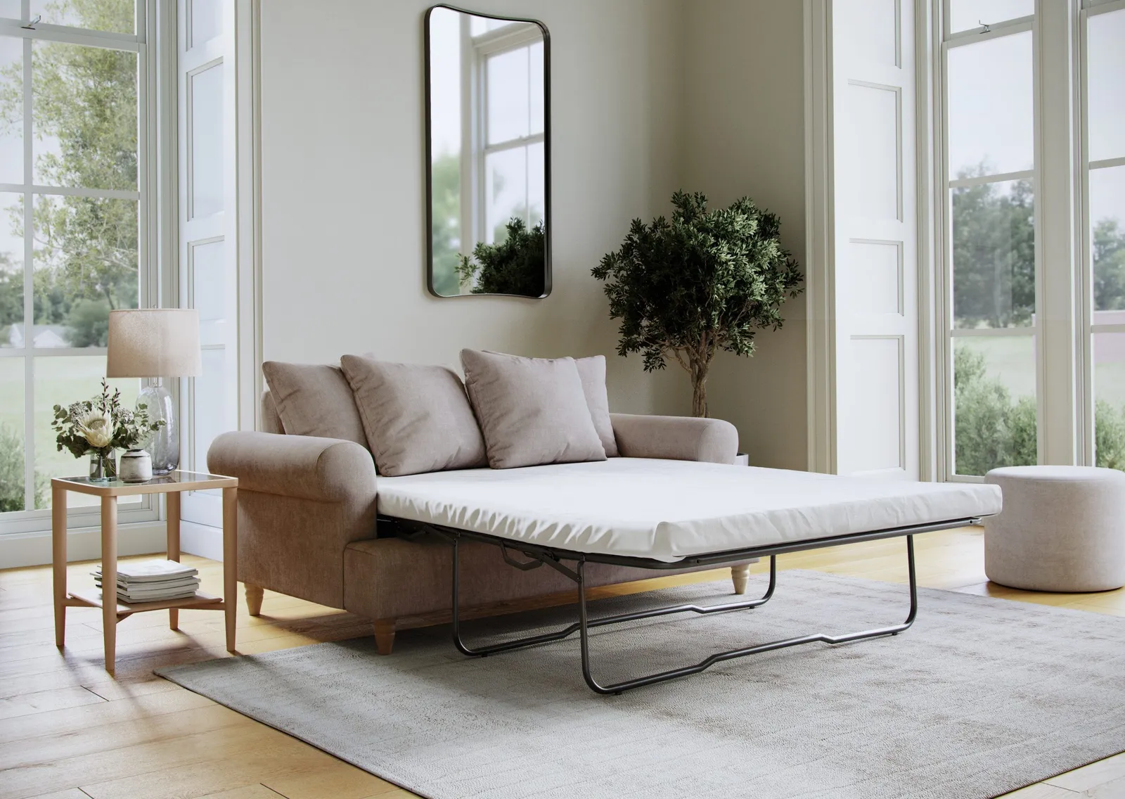 The Great Sofa Company Beatrice Sofa Bed Faro Beige