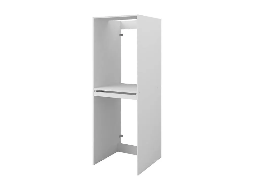 Vente-unique Washing Machine & Tumble Dryer Cabinet - White - W64 X H184 Cm - 6