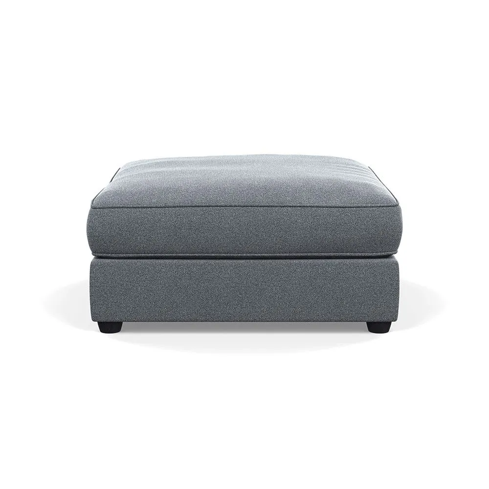 Heal's Tailor Footstool Boucle Steel Black Feet