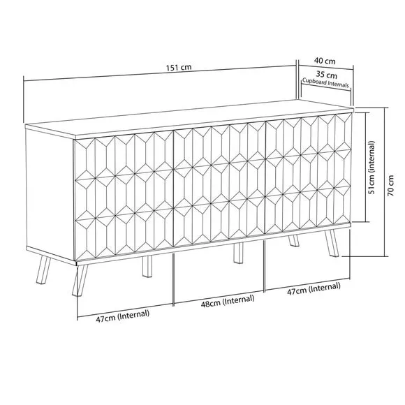 Elevate SMART LED Sideboard 6