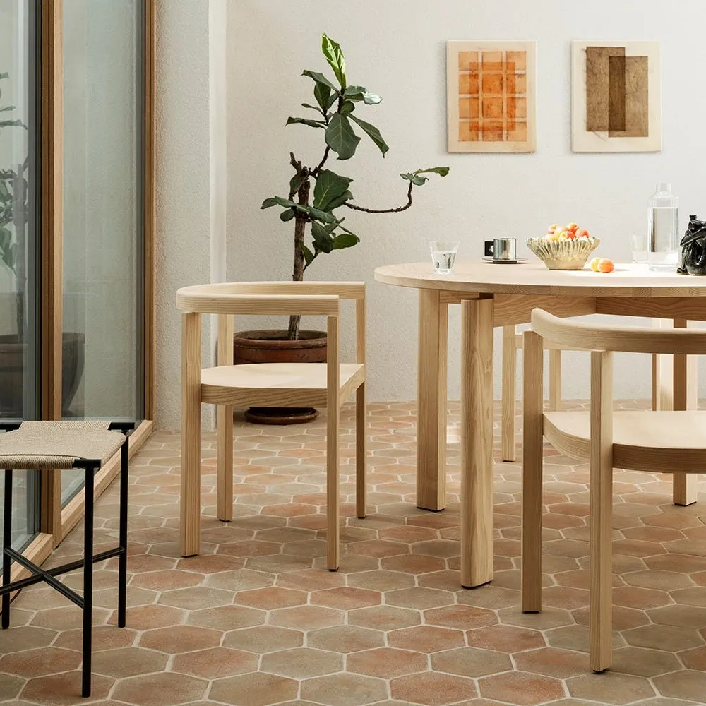 Fritz Hansen After Dining Chair Ash Burgundy 4