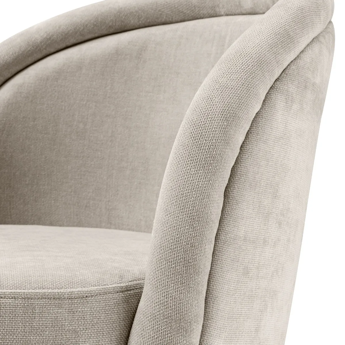 Eichholtz Chloe Set Of 2 Dining Chairs, Neutral Fabric | Barker & Stonehouse 6