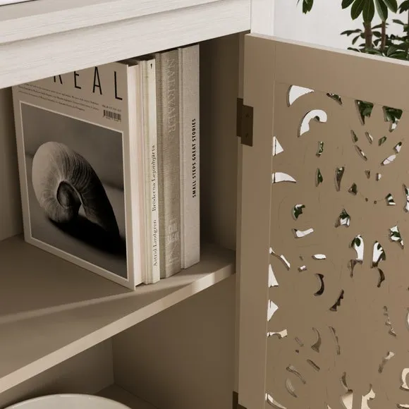 Eden Small Sideboard, Grey Washed 3