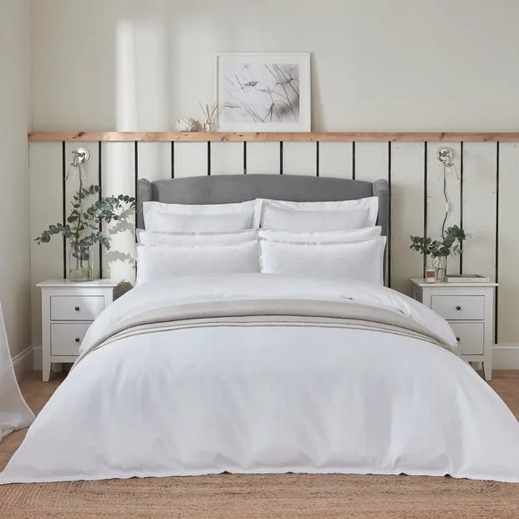 Dorma Purity Tetbury 100% Cotton Duvet Cover and Pillowcase Set 1
