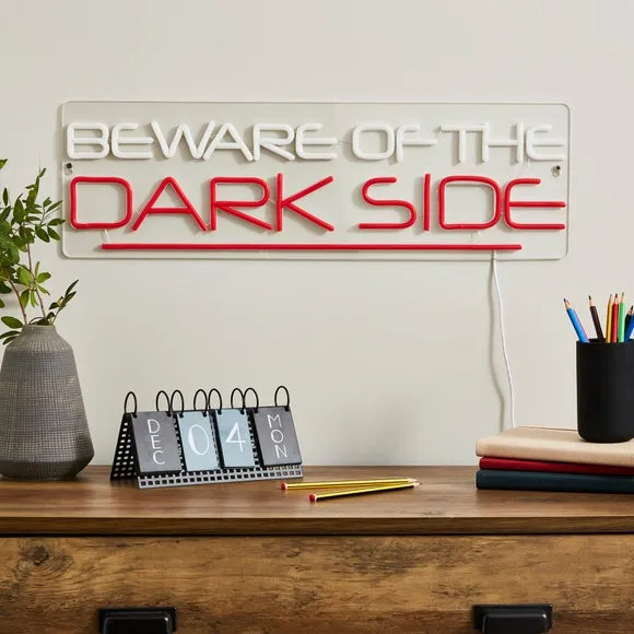 Star Wars Beware of the Dark Side Neon Sign 2