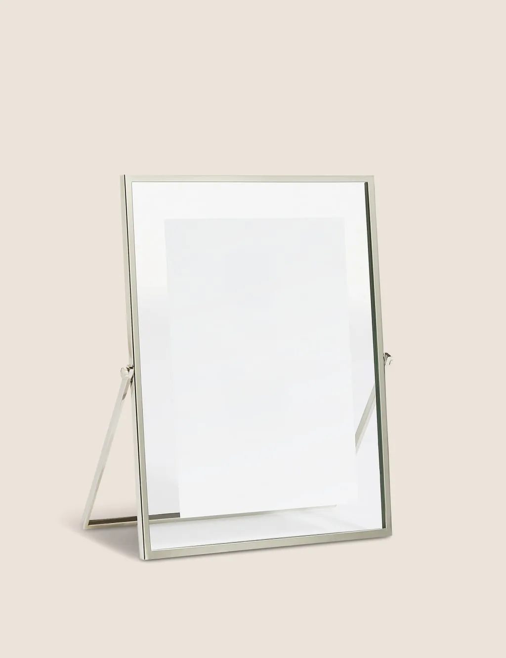 M&S Skinny Easel Photo Frame 5x7 inch Silver