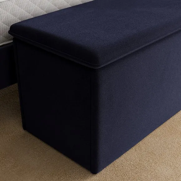 Olton Velvet End of Bed Storage Ottoman 4
