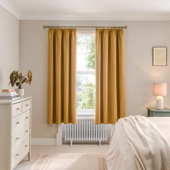 Luna Brushed Pencil Pleat Curtains (Blackout Available) 4