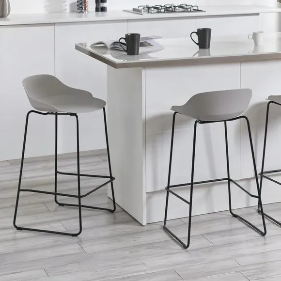 Rocco Set Of 2 Bar Stools, Metal 2