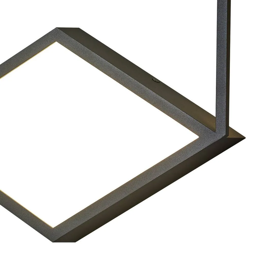 Netlighting Kubick Ceiling Wall Light Dimmable 32W LED 3000K 1870lm Black 3