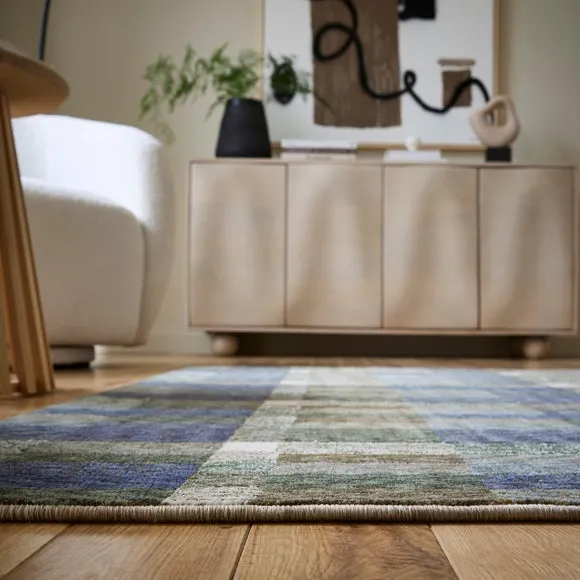 Think Rugs Nova Check Rug 4