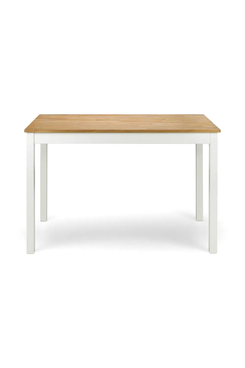 Julian Bowen Coxmoor Rectangular 4 Seater Dining Table in Ivory 4