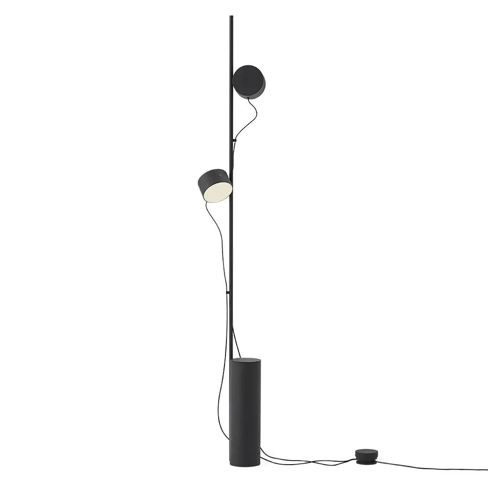 Muuto Post LED Floor Lamp Black 2