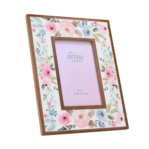 The Cottage Garden Layered Floral Portrait Photo Frame 3