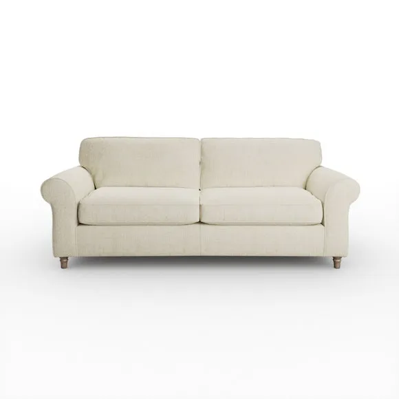 Flori Chunky Chenille 4 Seater Sofa 6