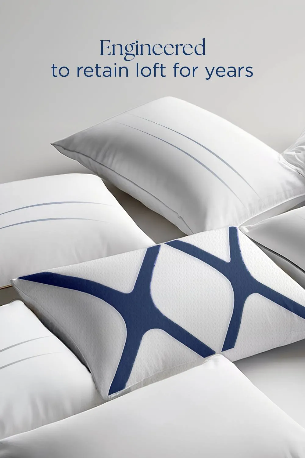 CHRISTY X Suspension Standard Pillow Soft Medium in White 6
