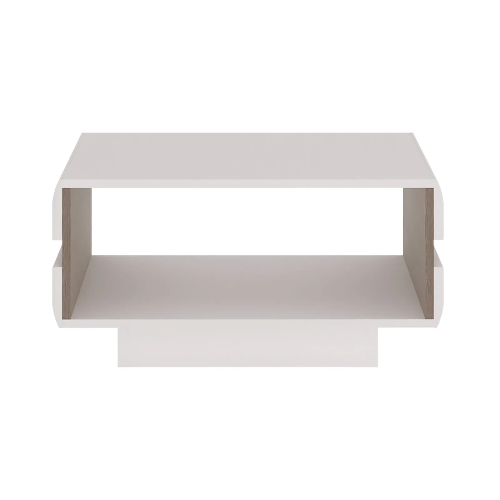 Furniture To Go Chelsea Living Small Designer Coffee Table in White 2