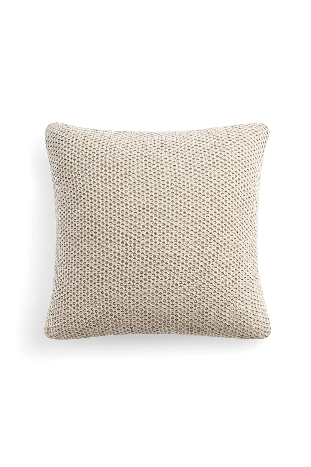 DKNY ' Pure Honeycomb' Cotton Cushion in Light Beige