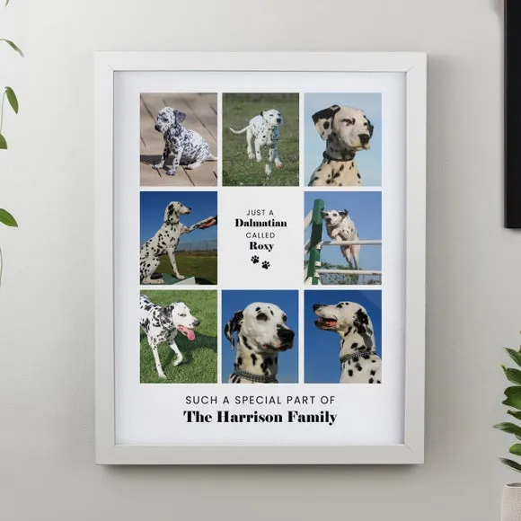 Personalised Pet Multi Photo Framed Print
