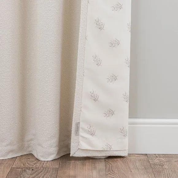 Churchgate Woodhouse Boucle Pencil Pleat Curtains 6