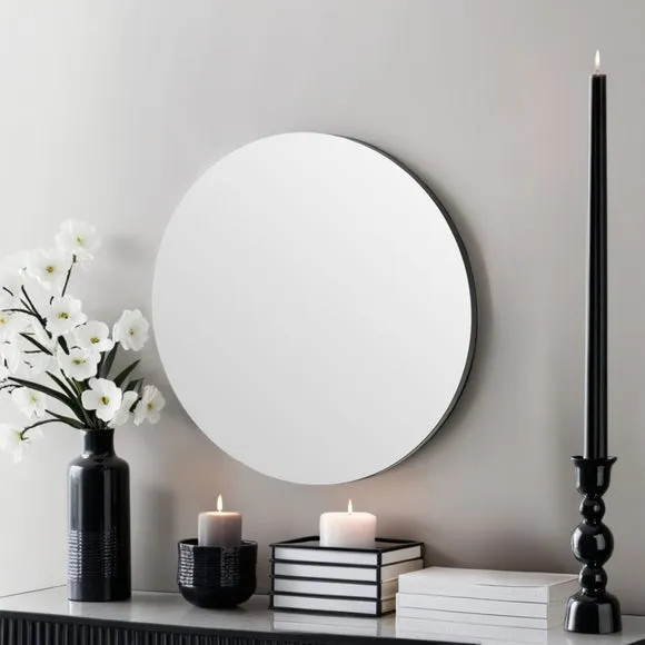 Yearn Simple Round Wall Mirror