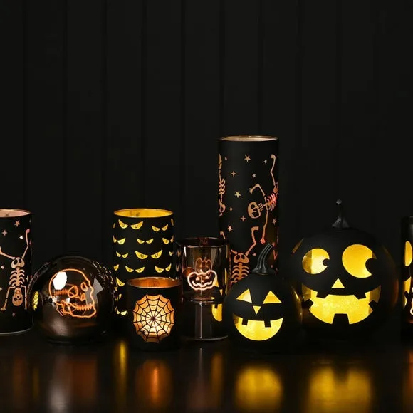 Grey Pumpkin LED Light 3