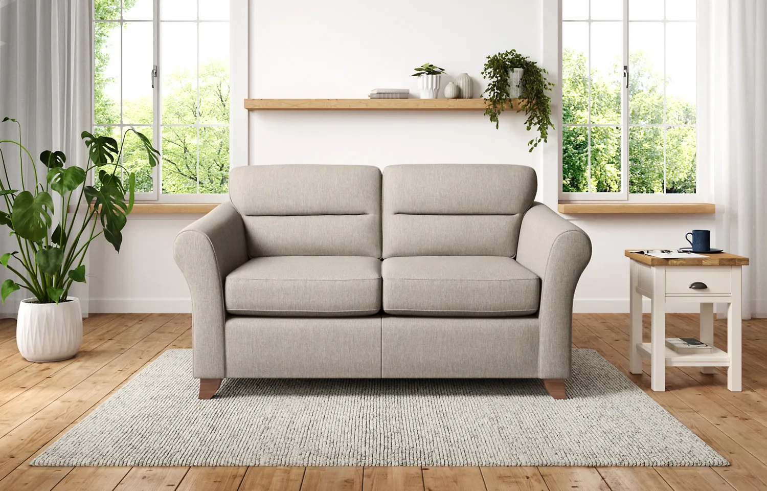 M&S Abbey Highback Large 2 Seater Sofa