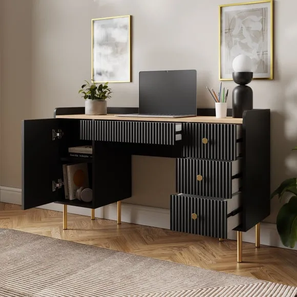 Georgi Standard 4 Drawer Desk 2