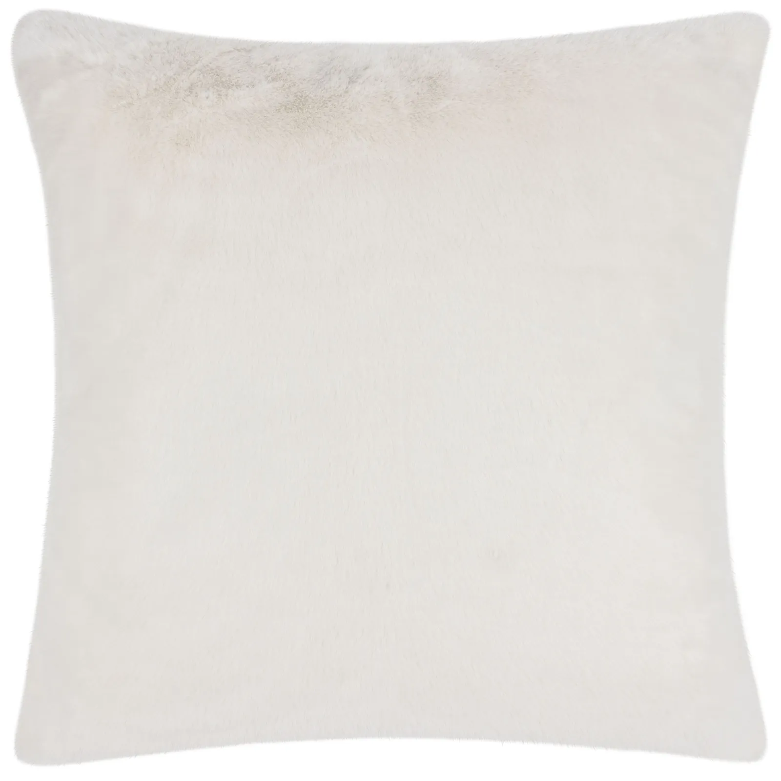Paoletti Stanza Faux Fur Cushion in White 2